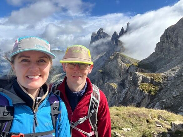 Adventures out in the Dolomites @johanna_dear and @lutonspam ⛰️ 

#ugokuprojects 
#dolomitesitaly 
#runningcommunity 
#mountainrunning 
#trailrunninglife